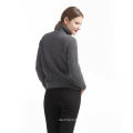 Best selling trendy style dark gray knitted sweater